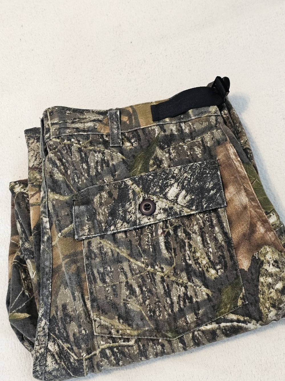 Guide Gear Mens Camo Pants Euc Size Medium Brown Green Pockets Cargo Hunting